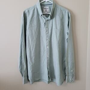 Jos A. Bank 1905 Button Down Shirt Long Sleeve Tailored Fit Mint Green
